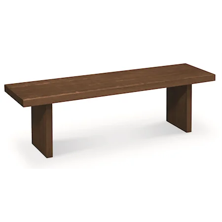 Dining Bench with Wood Seat